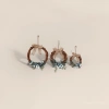 Wicker garland decoration, wicker single-door hanging decorative pendant Specification image